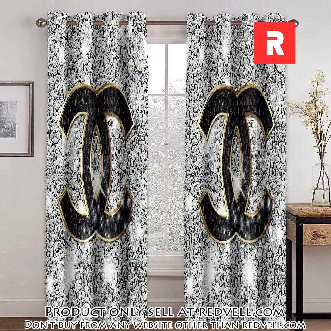 Chanel bling premium window curtains hot  set wc106 rv4945721